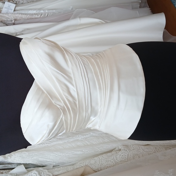 Classic silky satin bodice